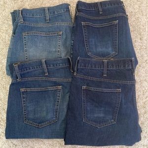 Old Navy Straight Jeans LOT OF 4